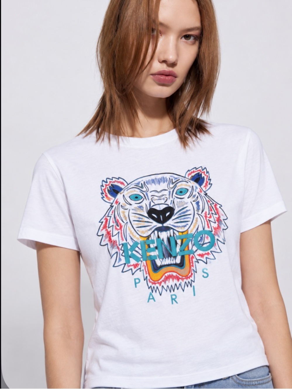Rare kenzo Paris logo tee $300 designer fall y2k casual